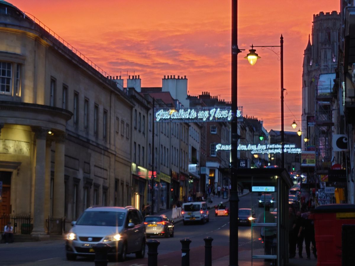 A Sony Xperia 5 III camera sample showing a sunset