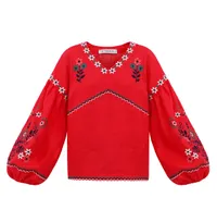 Women's embroidery shirt with floral Obriy Red,&nbsp;$148 (£115)| Etnodim