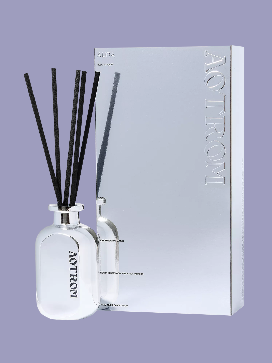 A chrome reed diffuser from AOTROM