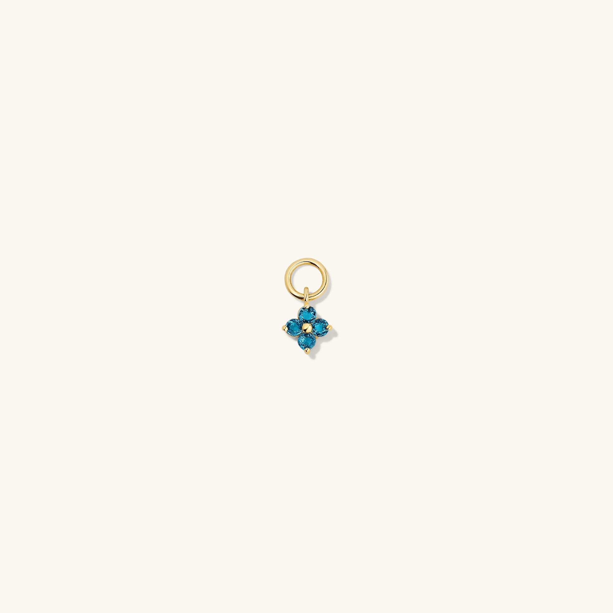 14k Yellow Gold / London Blue Topaz