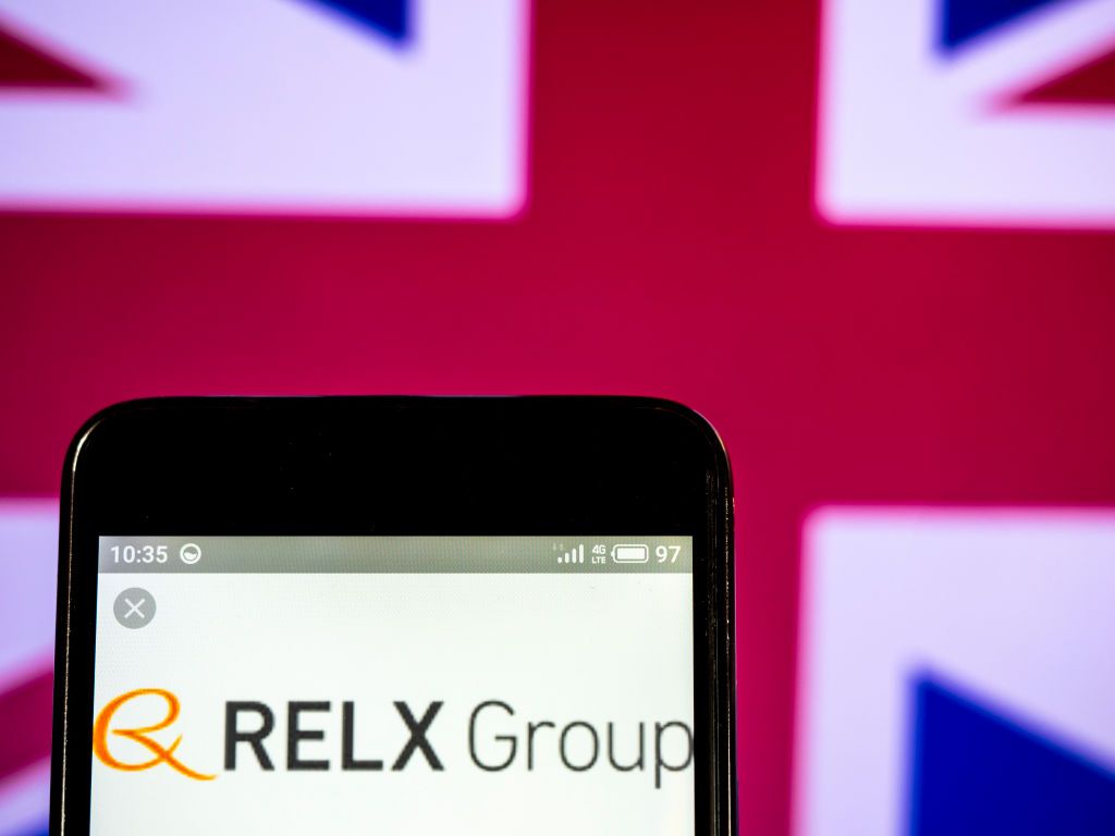 A Relx Group plc company logo.