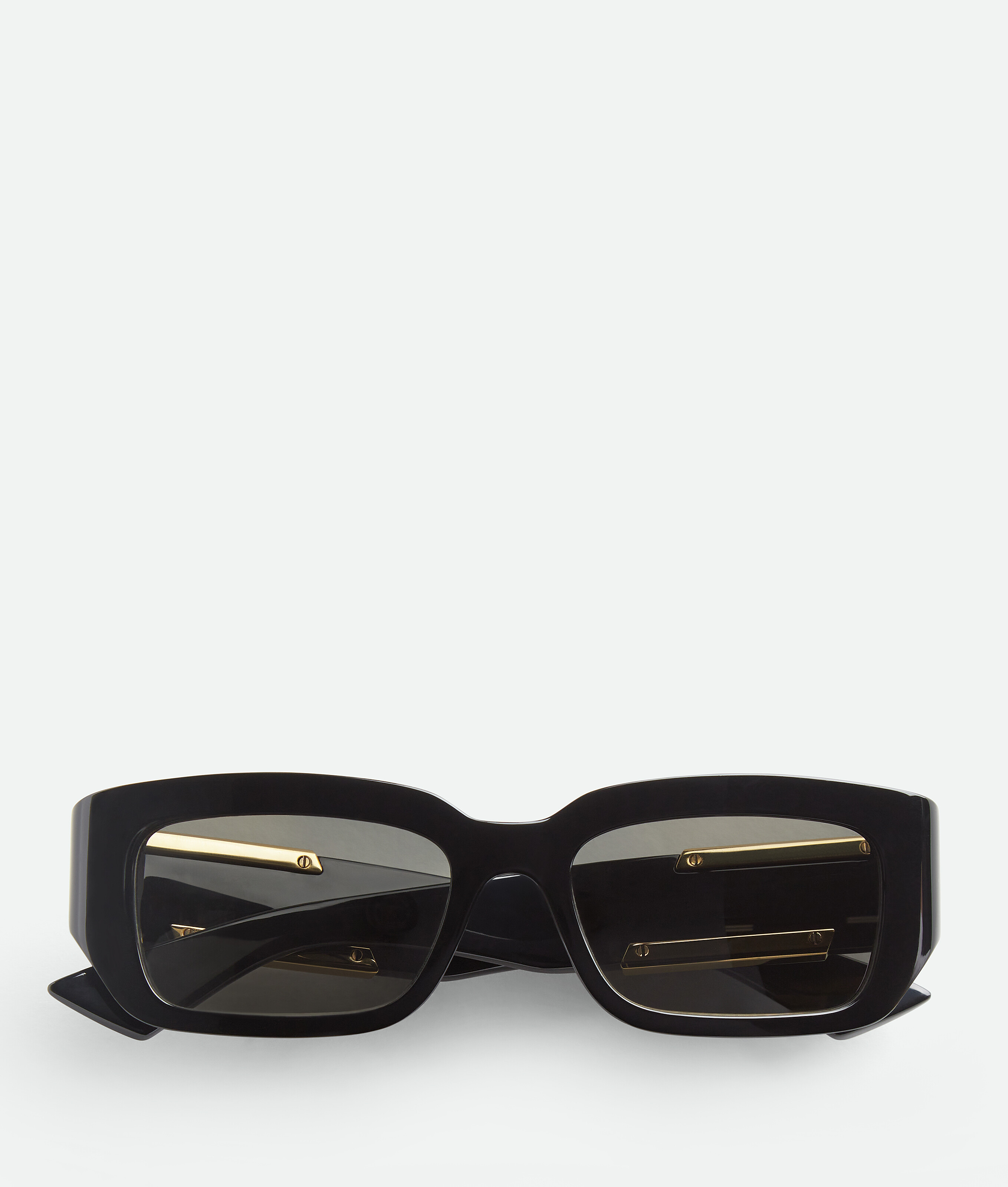 Dash Rectangular Sunglasses in Black/grey