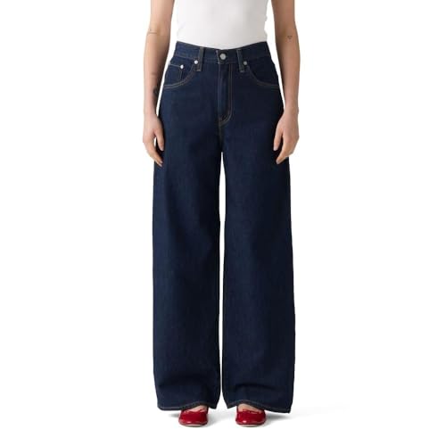 Levi's Women's Cinch Baggy, (new) Reign of the Rinse (non Stretch), 28