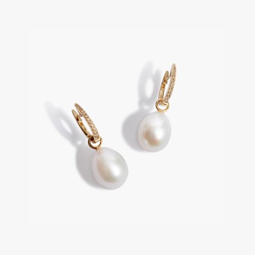 18k Yellow Gold, Pearl, Diamond Annoushka Favourites Pearl Earrings
