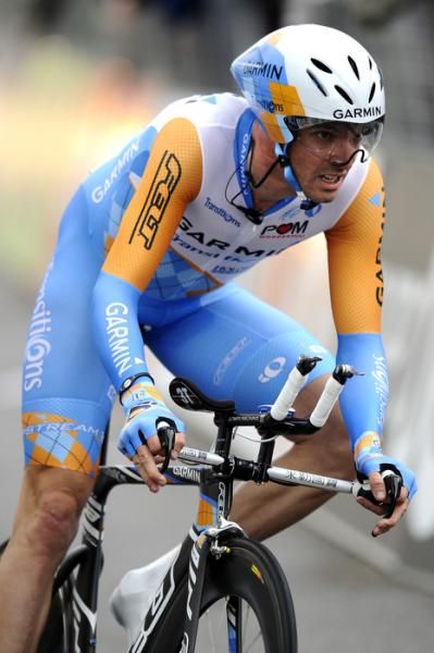 David Millar (Garmin - Transitions) finished the Giro opener in 7th place.