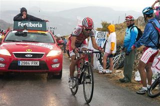 Adrian Palomares (Contentpolis-Ampo) was part of the team's Grand Tour debut at the Vuelta a España.