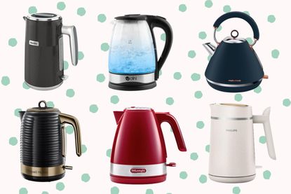 A collage of the best Cyber Monday kettle deals
