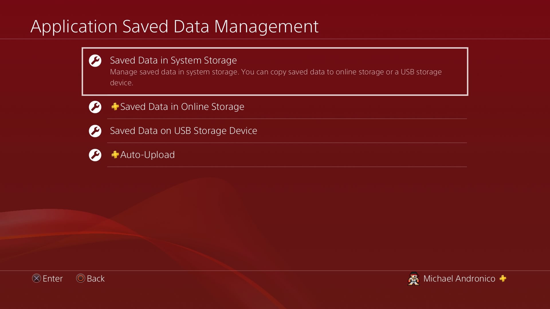 how to transfer data from PS4 to PS5 — saved data in system storage
