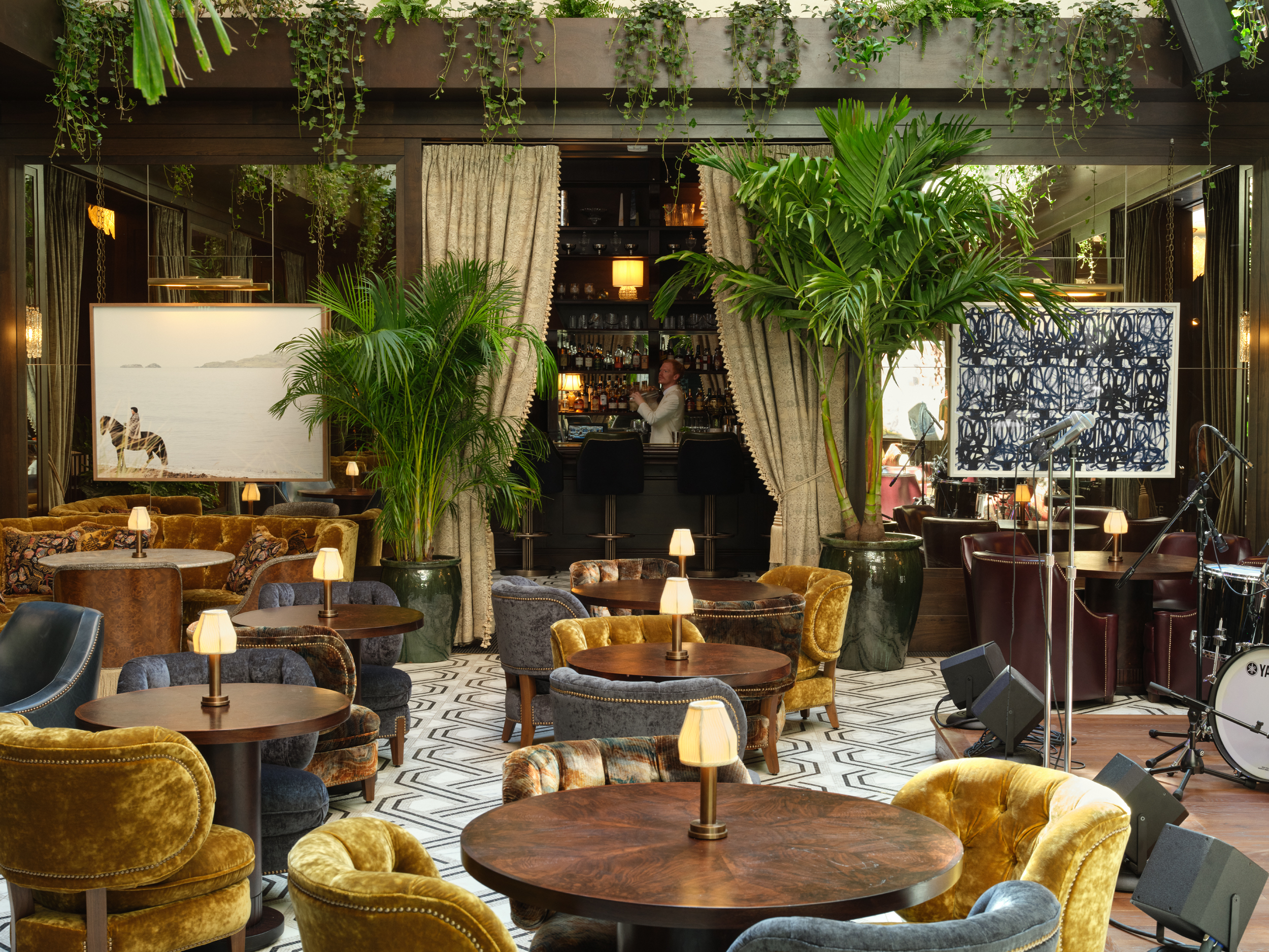 The Atrium with soft furnishings at The Ned NoMad