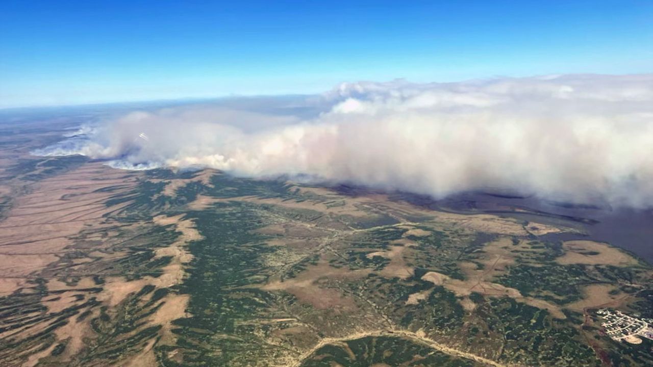 A fire near St. Mary&amp;#039;s, Alaska.