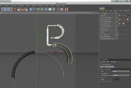 bezier tool to wrap objects