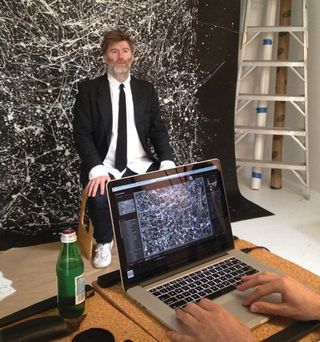 James Murphy poses for his portrait