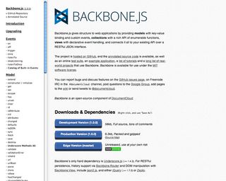 Backbone 1.0.0 - You'd expect a bit more fanfare, maybe?