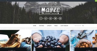 Website templates: Maple