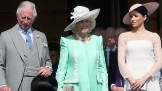 King Charles, Queen Camilla and Meghan, Duchess of Sussex attend The Prince of Wales' 70th Birthday Patronage Celebration