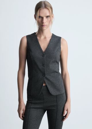 Fitted Vest With Buttons - Women | Mango Usa