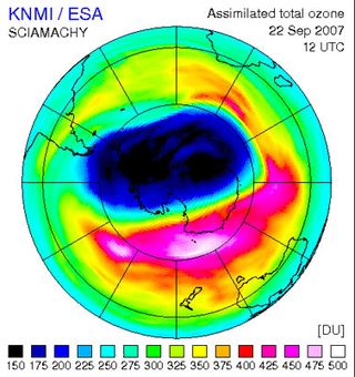 Hole In Ozone Layer Shrinks 30 Percent Live Science