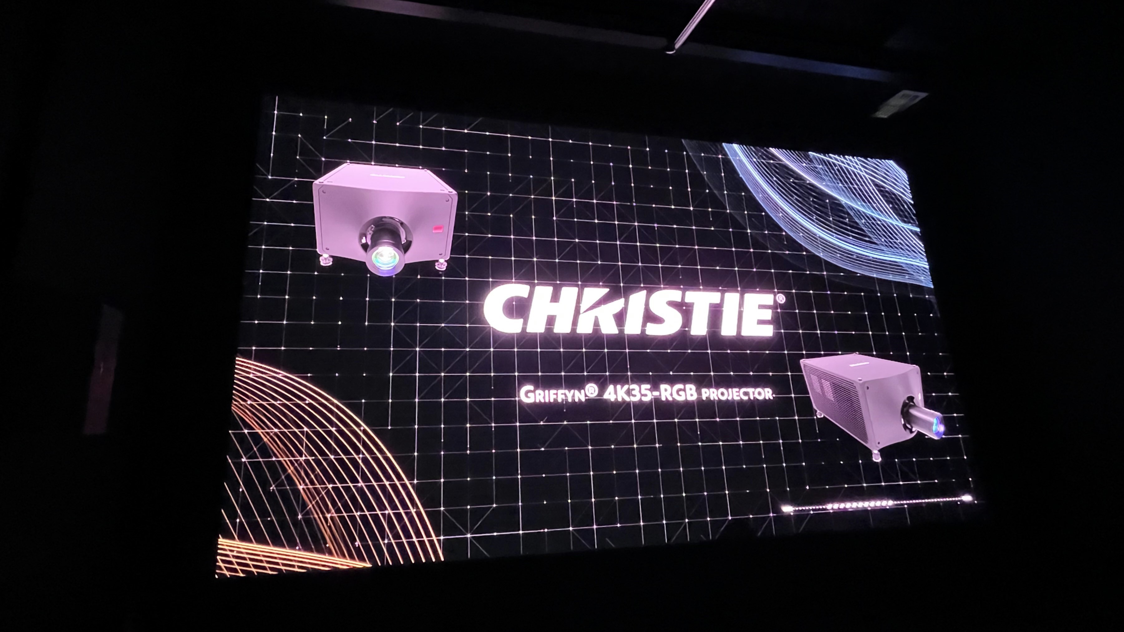 Graphical representation of the Christie projector logo