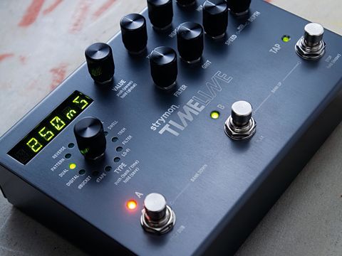 The TimeLine features a comprehensive array of delay effects.