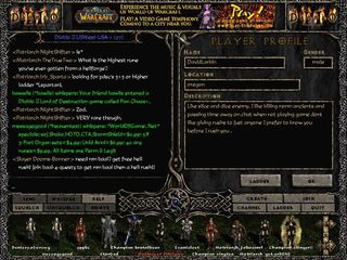 WoW wasn't integrated into Battle.net in Diablo 2's day, but Blizzard did have some lucrative ad slots. Via Overclock.net