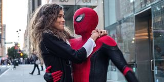 Zendaya and Tom Holland in Spider-Man: Far From Home
