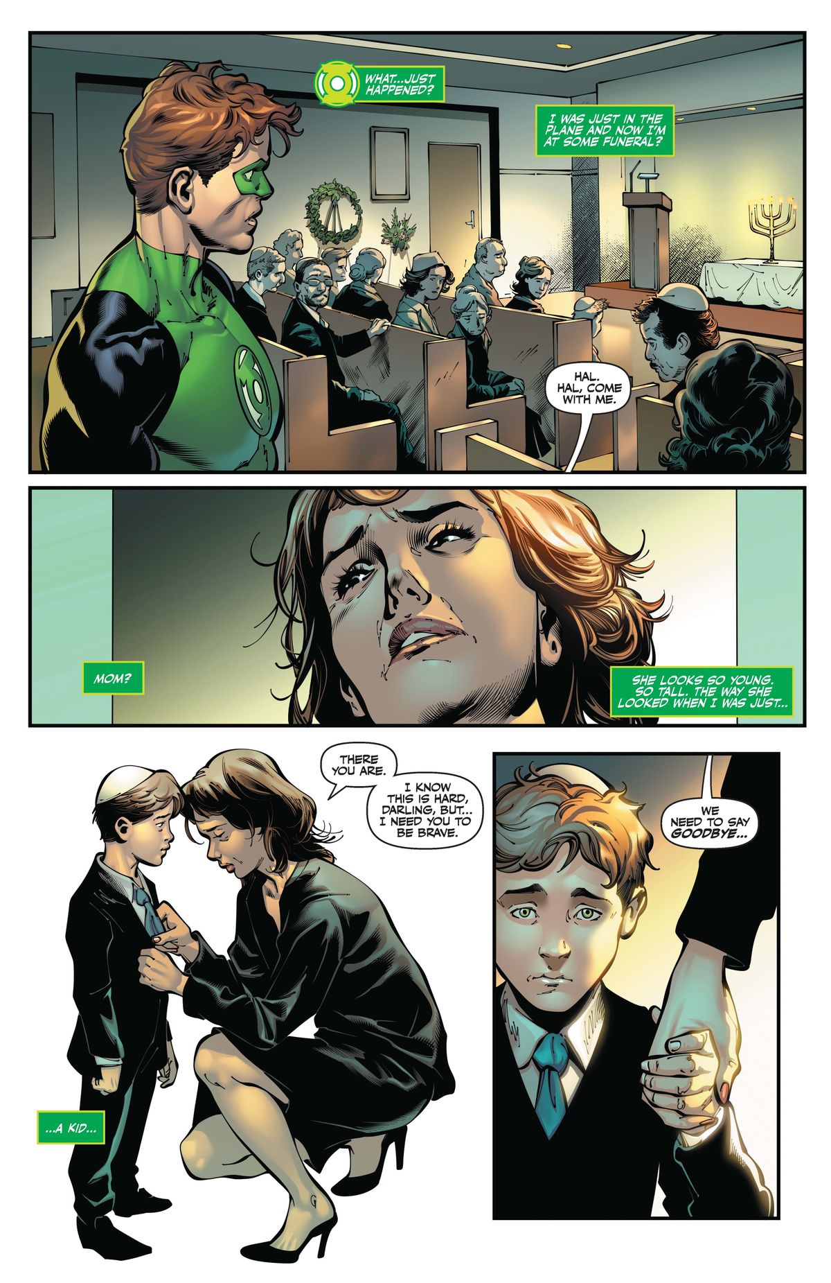Pages from Knight Terrors: Green Lantern #1.