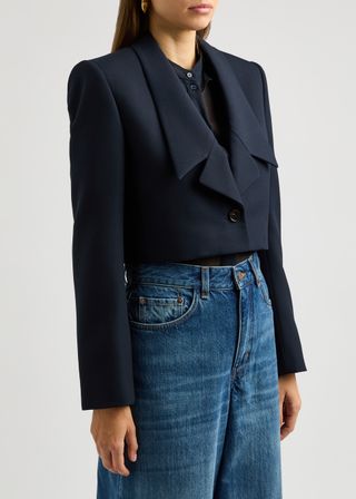 CHLOE, Cropped wool blazer