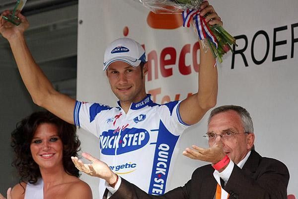 Tom Boonen (Quick Step) gets to enjoy the applause.