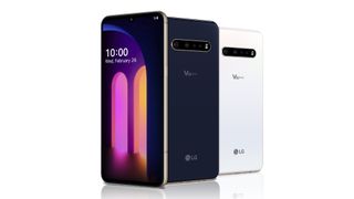 LG V60 ThinQ 5G from front and back