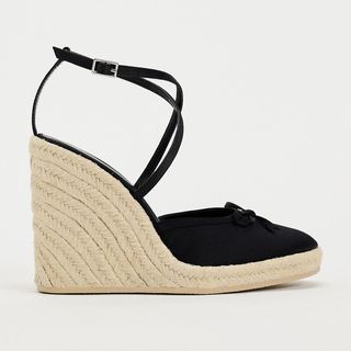 Zara satin wedges