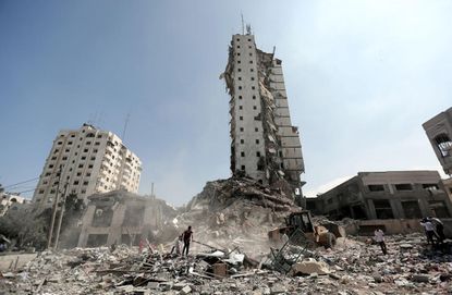 Israel bombs two Gaza high-rises