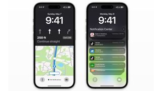 Apple Maps lock screen concept