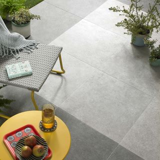 modern paving ideas: walls and floors grey tiles