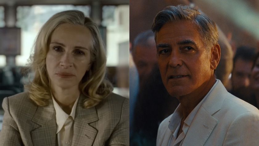 Julia Roberts in After the Hunt, and George Clooney in Jay Kelly