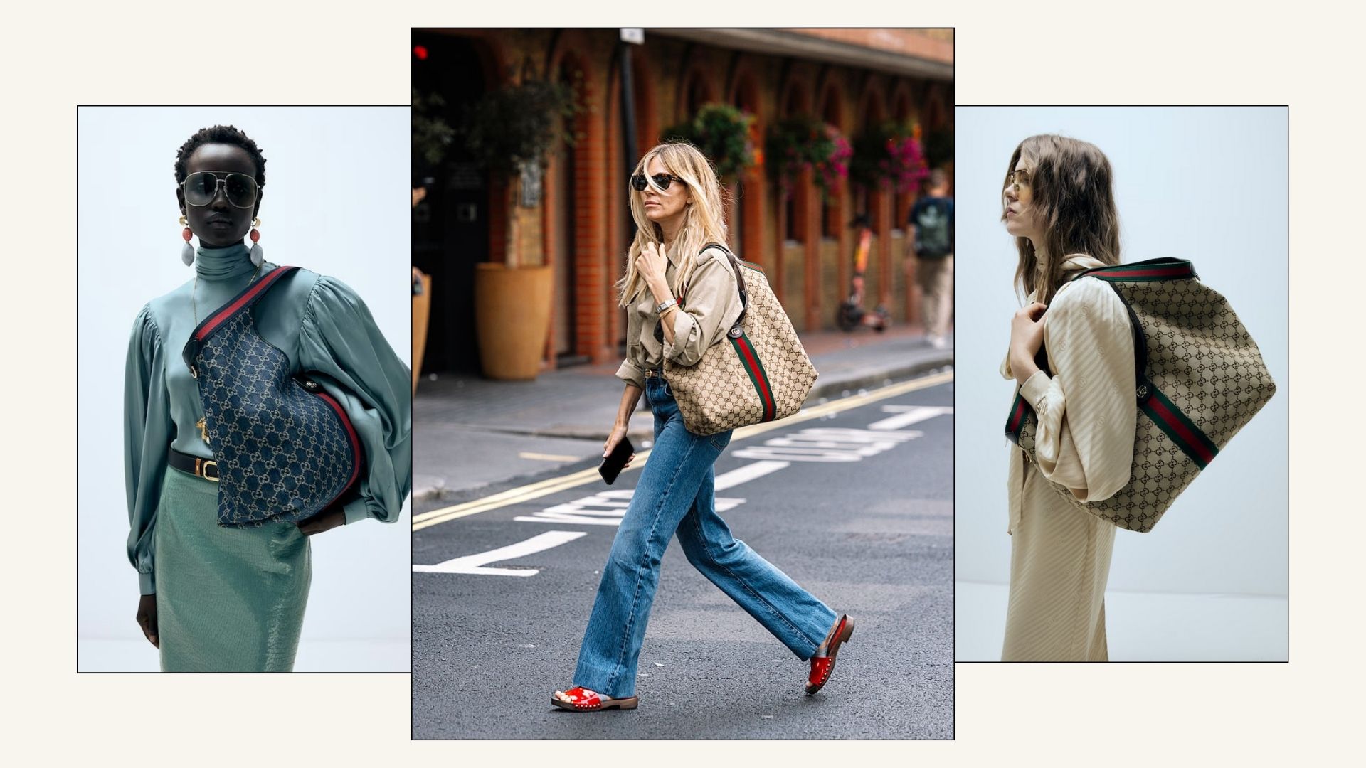 Sienna Miller wearing the Gucci Giglio