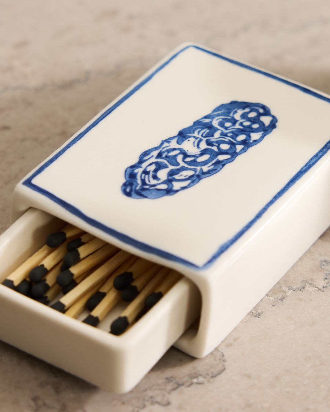 Russ &amp;amp; Daughters Ceramic Matchbox.