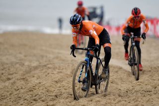 OOSTENDE BELGIUM JANUARY 30 Lucinda Brand of The Netherlands during the 72nd UCI CycloCross World Championships Oostende 2021 Women Elite a 146km UCICX CXWorldCup Ostend2021 CX on January 30 2021 in Oostende Belgium Photo by Luc ClaessenGetty Images