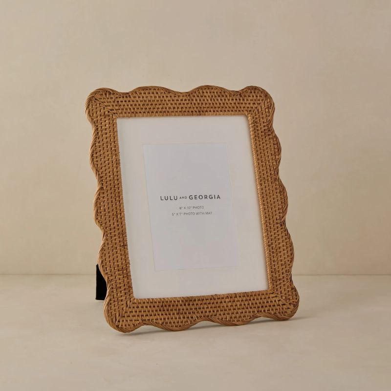 rattan photo frame