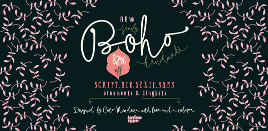 Boho font