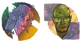 Geometric portraits