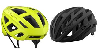 Cheap vs Expensive helmets: Van Rysel Road R 500 / Giro Helios