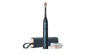 Philips Sonicare Diamond Clean Prestige 9900 electric toothbrush with charging case and platform