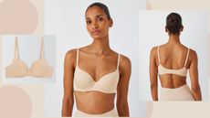 Model wearing John Lewis Sofia Bra