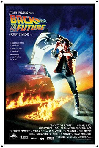 Back to the Future Metal Tin Sign