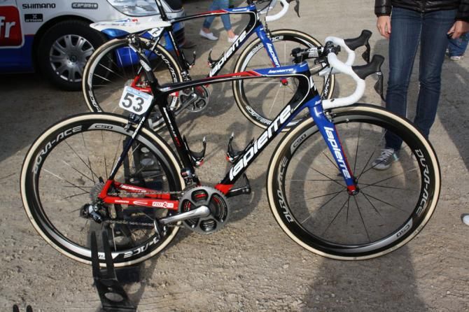 Arnaud D&eacute;mare's steed for the day