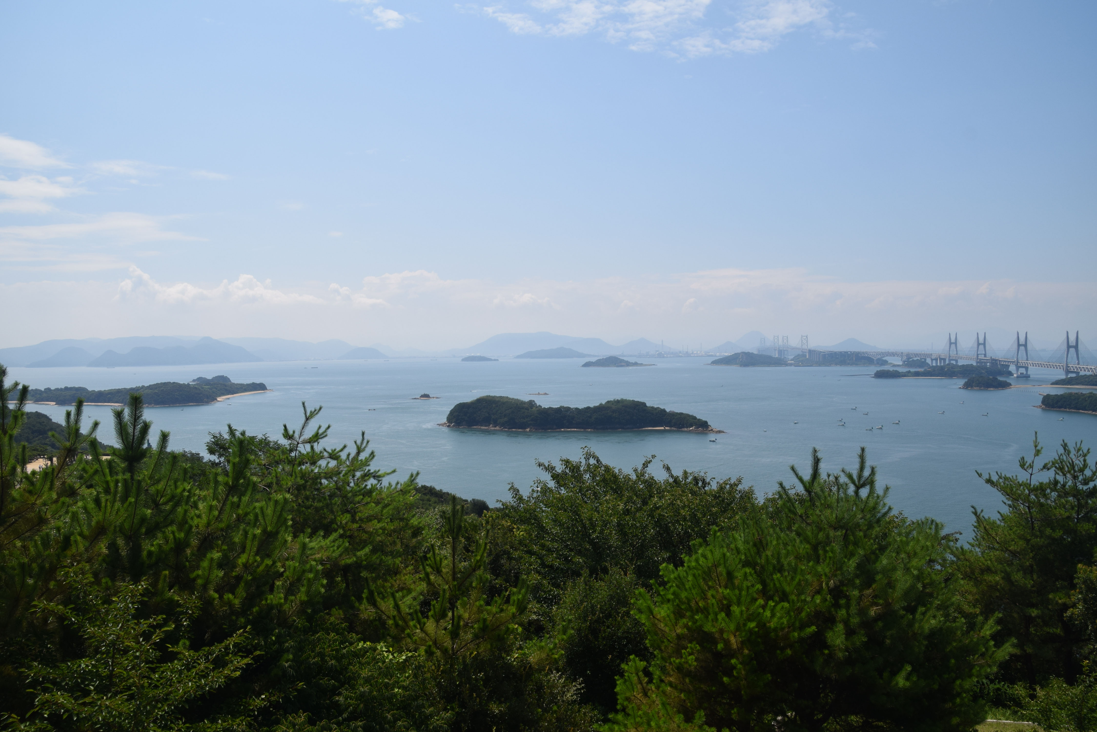 Mount Washu - Looking at the Seto Inland Sea