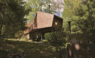 Inhabit tree house, NY, by Anthony Gibbon Designs, Woodstock, USA