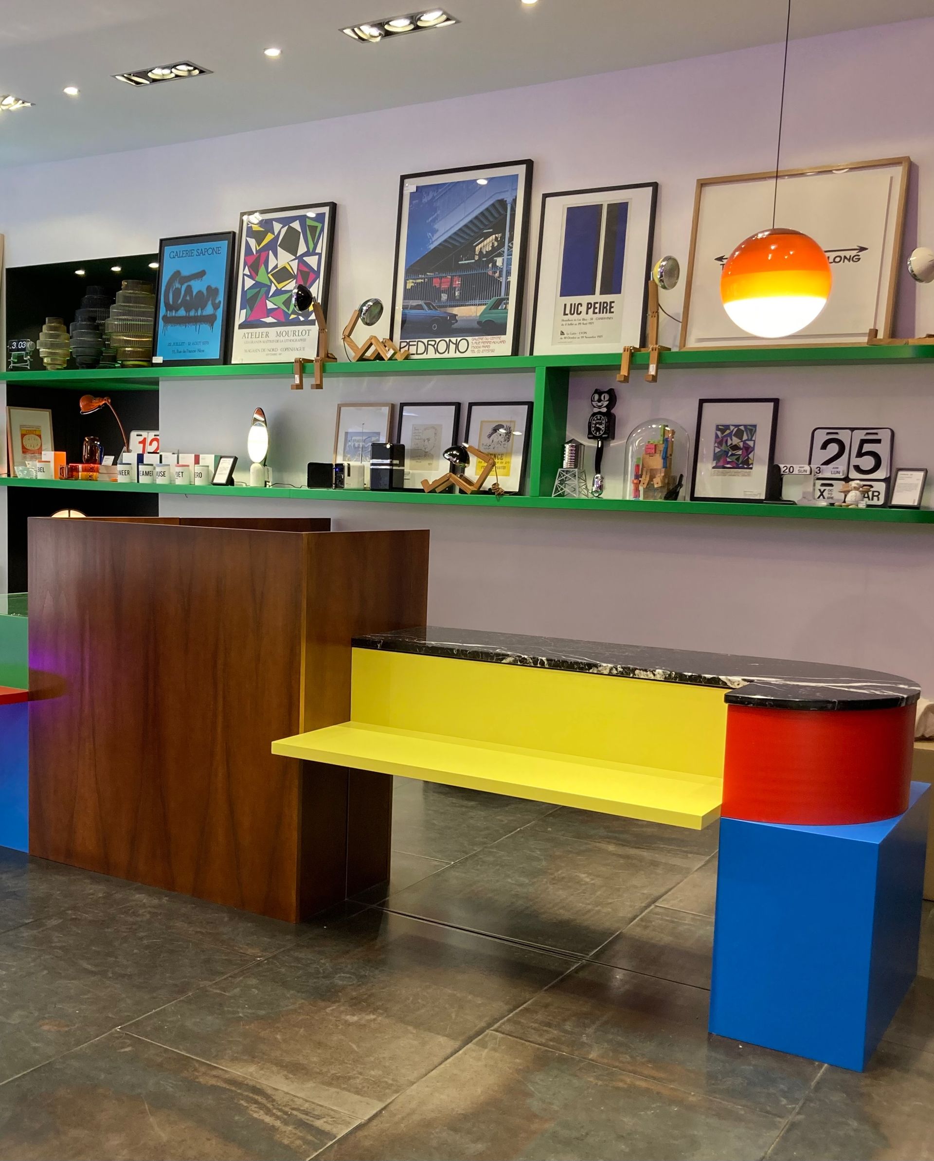 Interior of Midi Design Shop