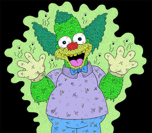 simpsons illustrations