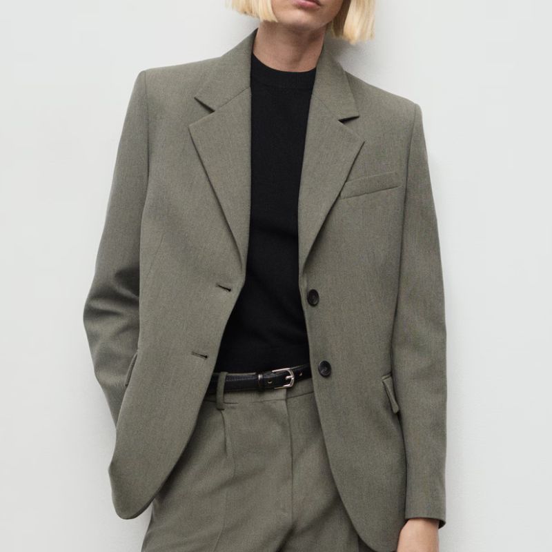 Mango , Suit Blazer with Flap Pockets